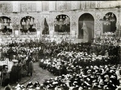 تصویر تاریخی تکیه دولت؛ میراث قجری که به تاریخ پیوست