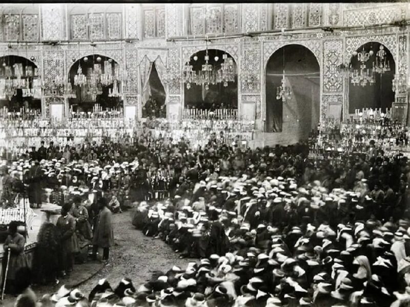 تصویر تاریخی تکیه دولت؛ میراث قجری که به تاریخ پیوست