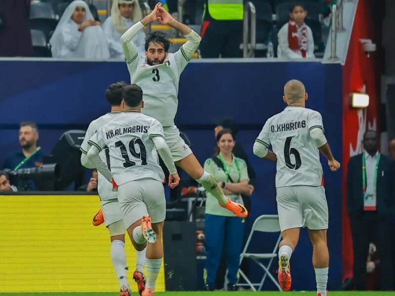 شوک لحظه آخری به قطر در جام کشورهای عربی؛ فلسطین با گل به خودی دیرهنگام، میزبان را شکست داد