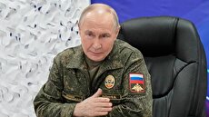 بازدید پوتین از مقر فرماندهی عملیات نظامی ویژه (فیلم)