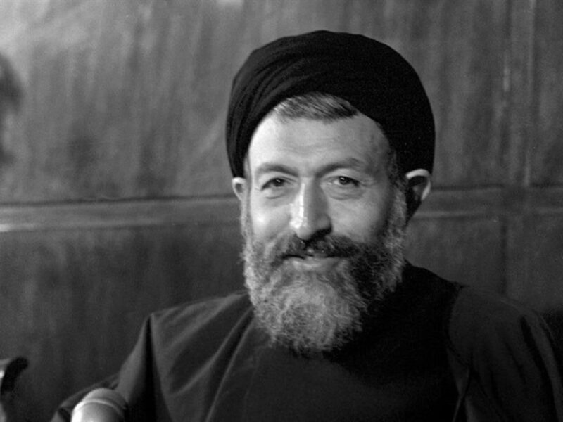 شهید بهشتی و ابوالحسن بنی‌صدر در مجلس؛ سال ۵۹