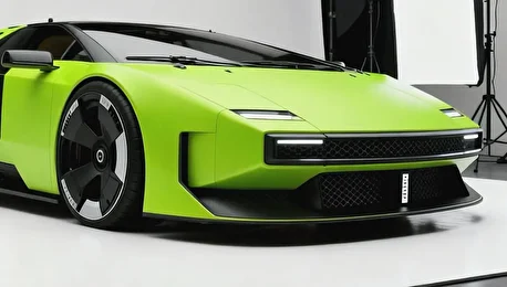 سایبر کانتاش؛ لامبورگینی تحت تاثیر سایبرتراک تسلا! (تصاویر)