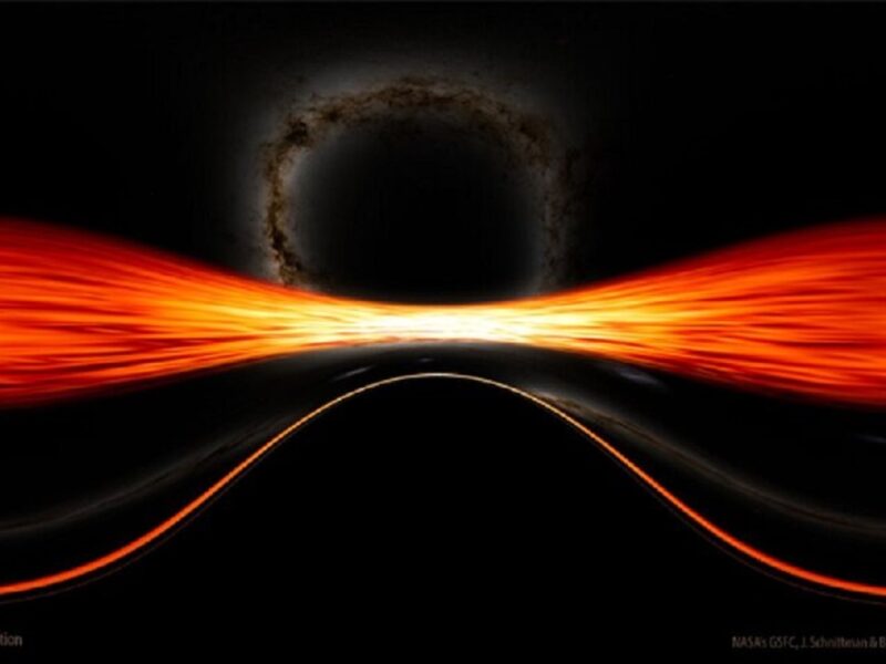 سیاهچاله در قاب؛ تصویری خیره‌کننده از عکس روز ناسا