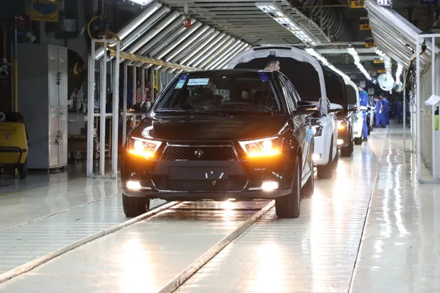 تولید ایران‌خودرو پس از ۷ سال صددرصد محقق شد