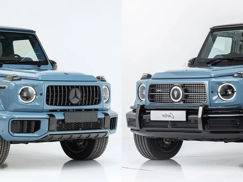 مرسدس جی-کلاس زیر تیغ جراحی کارلکس؛ نمایش خاص آلمانی در دبی (+تصاویر)