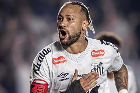 هت‌تریک نیمار در برد ۳ بر ۰ سانتوس برابر یوونتود (فیلم)