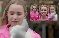 حمله ناگهانی یک مرغ دریایی به گزارشگر در حال پخش زنده (فیلم)