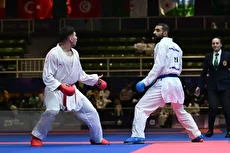 رفتار جوانمردانه قهرمان کاراته ایران در مسابقات جهانی (فیلم)