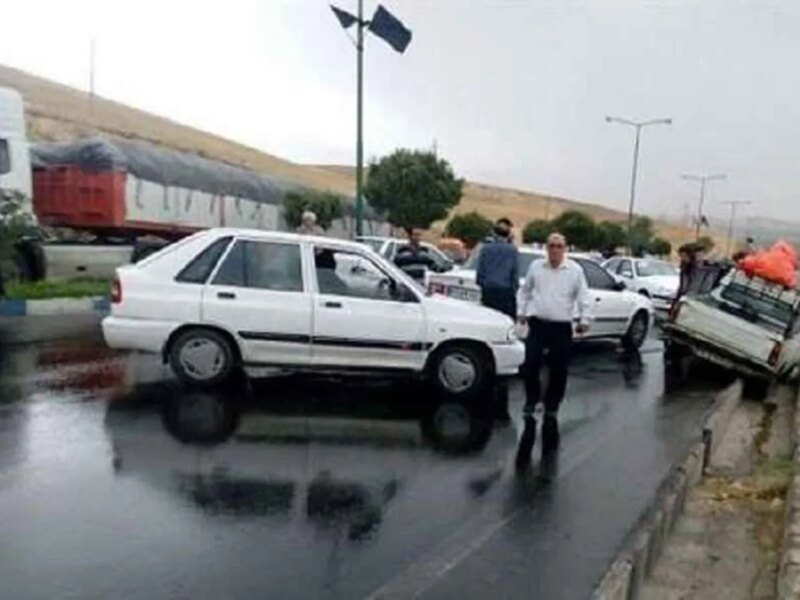 باران در مشهد خسارت به بار آورد: ۷۷۴ خودرو تصادف کردند