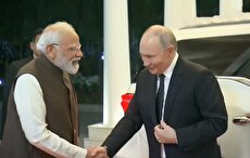دیدار غیررسمی پوتین با مودی در دهلی (فیلم)