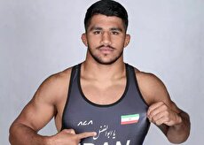 تصاویری جالب از قهرمان کشتی فرنگی ایران در حال نظافت حرم امام علی (فیلم)