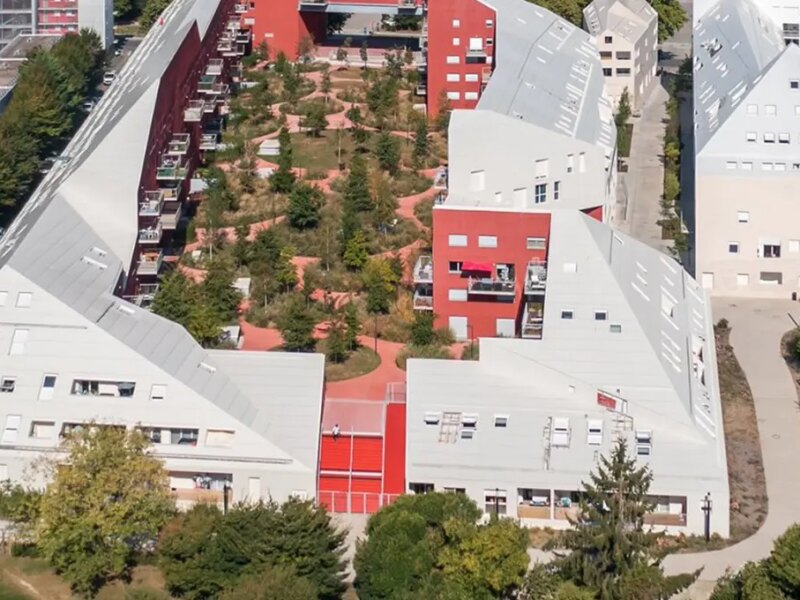 معماری جالب مجتمع مسکونی 308 واحدی در فرانسه (+عکس)