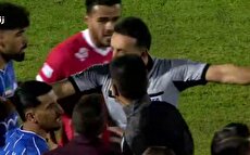 درگیری بازیکنان استقلال و پرسپولیس در دقایق پایانی دربی (فیلم)