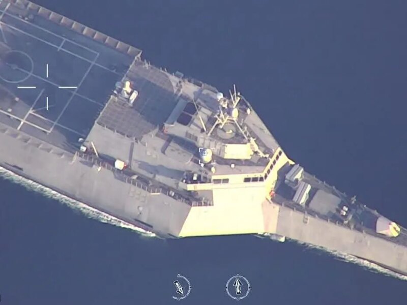 هشدار مستقیم سپاه به ناو آمریکا در خلیج‌فارس: فاصله بگیر!