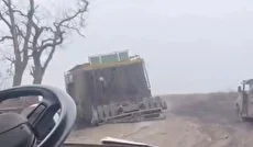 تغییر نقش خودروهای زرهی در جنگ پهپادی روسیه و اوکراین (فیلم)