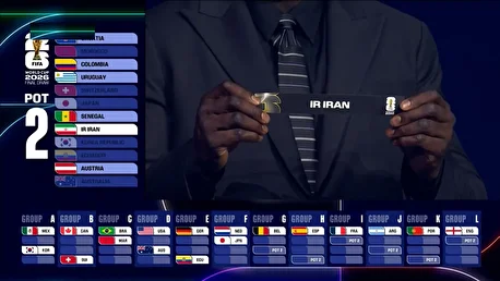 تیم ملی ایران در گروه G جام جهانی ۲۰۲۶ با بلژیک هم‌گروه شد (فیلم)