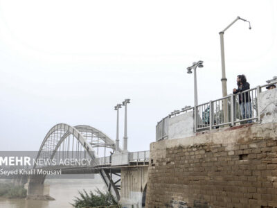 مه صبحگاهی دید را در جاده‌های خوزستان کاهش می‌دهد