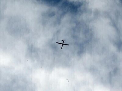 پرواز پهپاد اسرائیلی بر فراز ضاحیه بیروت+فیلم