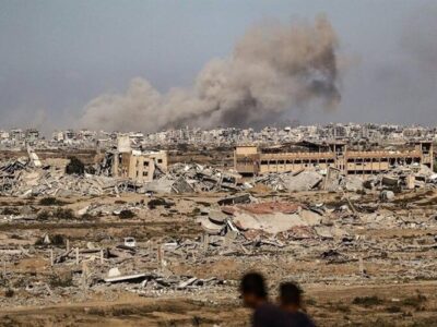 المیادین: منطقه شرق شهر غزه با خاک یکسان شده است