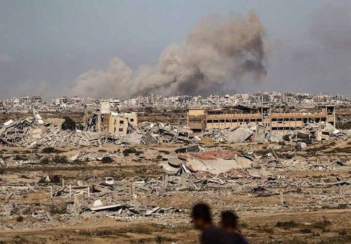 المیادین: منطقه شرق شهر غزه با خاک یکسان شده است