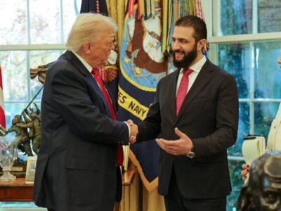 ارسال یک پیام از سمت ترامپ خطاب به جولانی+ عکس