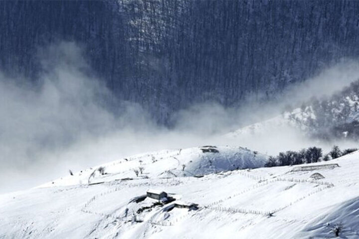 هوای مازندران برفی و زمستانی می‌شود