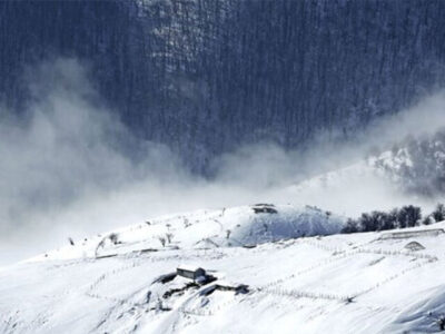 هوای مازندران برفی و زمستانی می‌شود