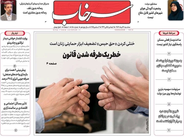 روزنامه های آذربایجان‌شرقی