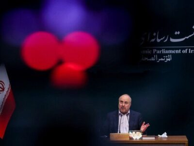 نشست خبری قالیباف آغاز شد