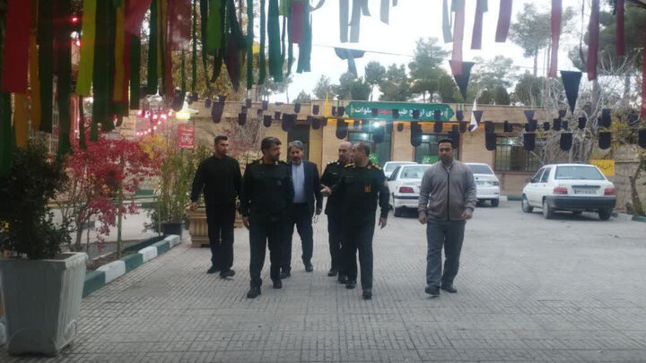 بازدید جانشین فرمانده سپاه استان کرمانشاه از ستاد معراج شهدا