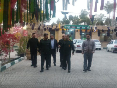 بازدید جانشین فرمانده سپاه استان کرمانشاه از ستاد معراج شهدا