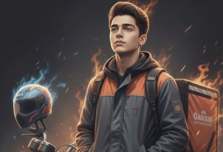 یک مرثیه برای آقازادهای که پیک موتوری بود