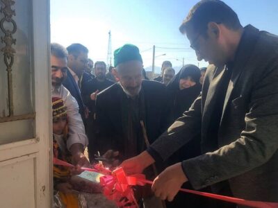 افتتاح کتابخانه در احمد آباد بیارجمند؛ جریان مطالعه به قلب کویر رسید