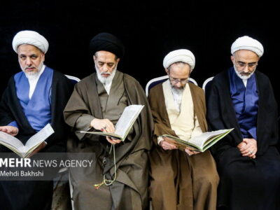 مراسم ختم پسر حجت الاسلام صدیقی در قم