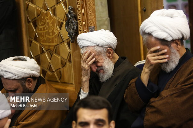 مراسم ختم پسر حجت الاسلام صدیقی در قم