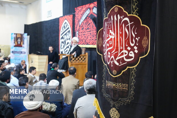 مراسم ختم پسر حجت الاسلام صدیقی در قم