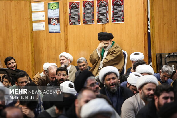 مراسم ختم پسر حجت الاسلام صدیقی در قم