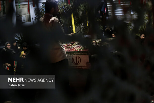 تشییع دو شهید گمنام در دانشگاه فرهنگیان پردیس فاطمه الزهرا بندعباس