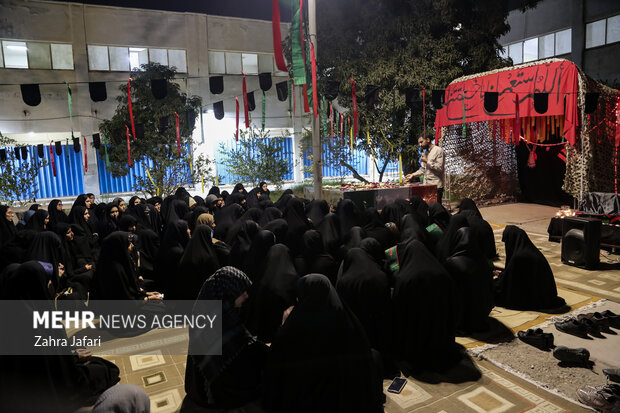 تشییع دو شهید گمنام در دانشگاه فرهنگیان پردیس فاطمه الزهرا بندعباس