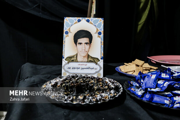 تشییع دو شهید گمنام در دانشگاه فرهنگیان پردیس فاطمه الزهرا بندعباس