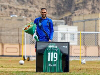 تقدیر باشگاه خیبر از مهرداد قنبری به پاس ۱۱۹ بازی