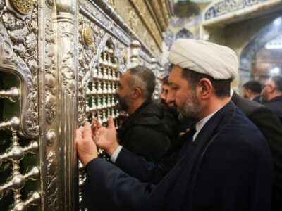 رییس اداره‌کل مسلمانان گرجستان به حرم مطهر بانوی کرامت مشرف شد