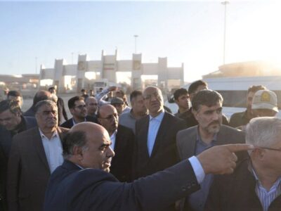 بازدید مسئولان گمرک و راهداری از مرز پرویزخان