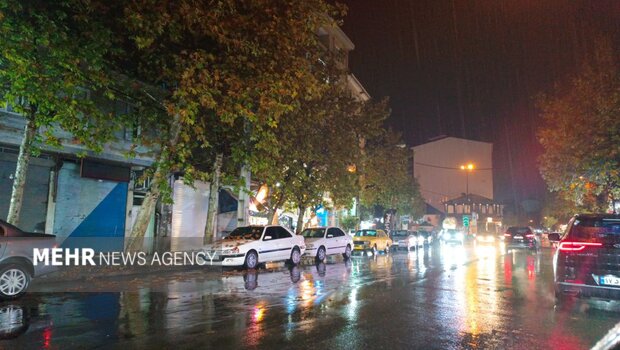 بارش شدید باران در آستارا