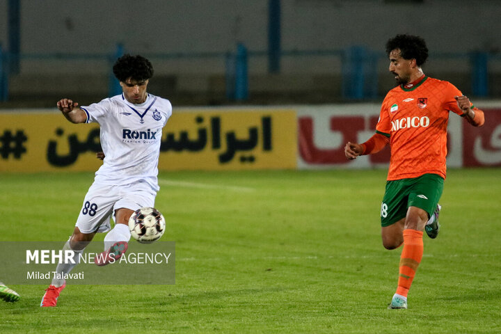 ترکیب تیم ملوان بندر انزلی مقابل مس رفسنجان