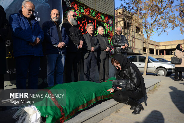 بدرقه و خاکسپاری استاد میرهاشم میری در همدان