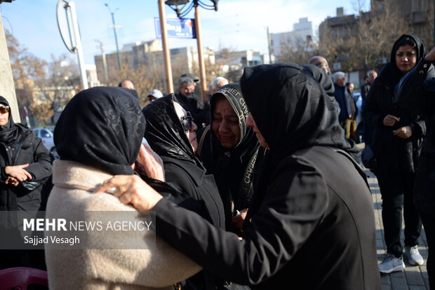 بدرقه و خاکسپاری استاد میرهاشم میری در همدان