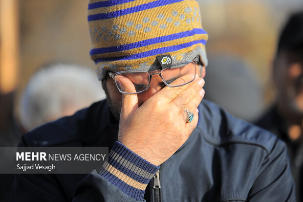 بدرقه و خاکسپاری استاد میرهاشم میری در همدان