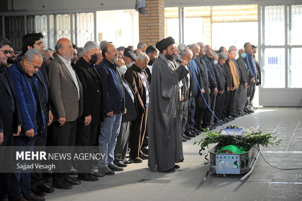 بدرقه و خاکسپاری استاد میرهاشم میری در همدان