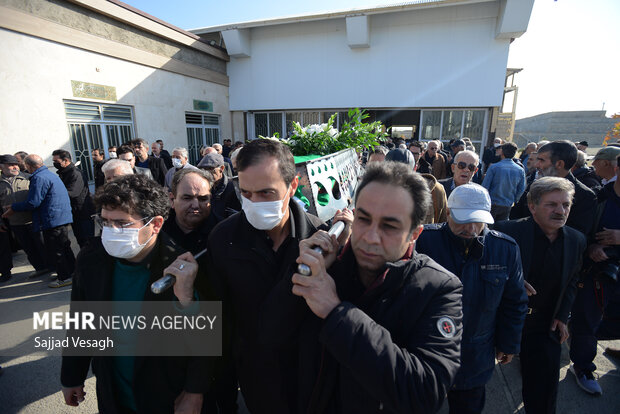 بدرقه و خاکسپاری استاد میرهاشم میری در همدان